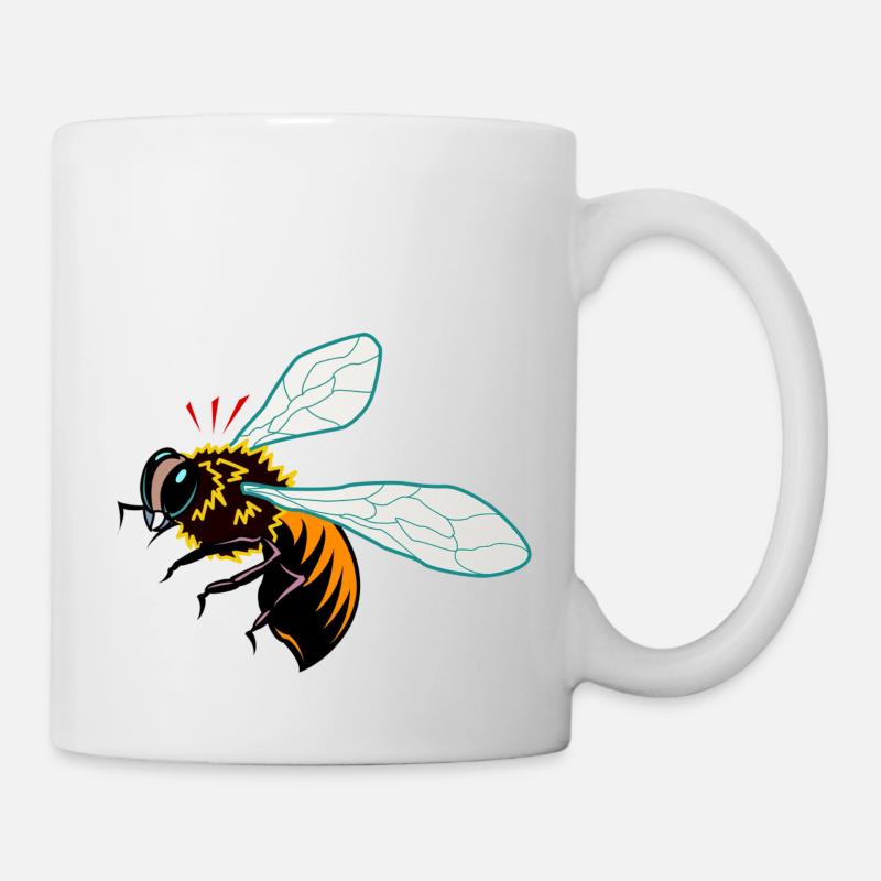 Abeille - Mug blanc - blanc