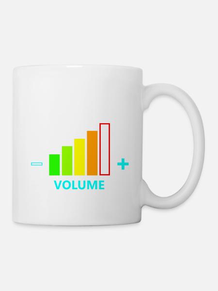VOLUME UP MEN - Mug - white