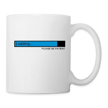 loading / ladebalken / pc / download - Tasse - Weiß - Rechts