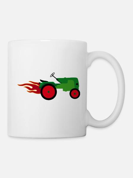 Trecker - Tasse - Weiß