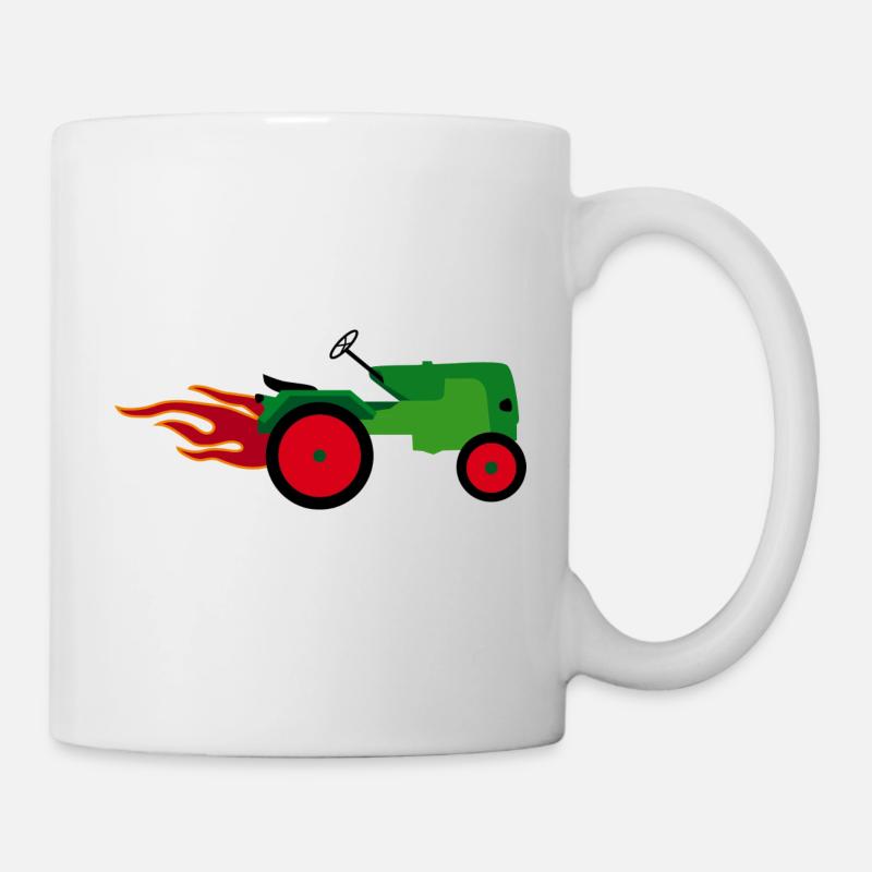 Trecker - Tasse - Weiß