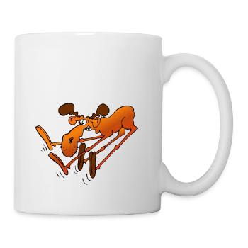 Elch - Tasse - Weiß - Rechts