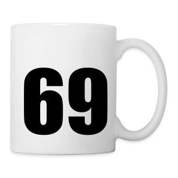 69 - Tasse - Weiß - Rechts
