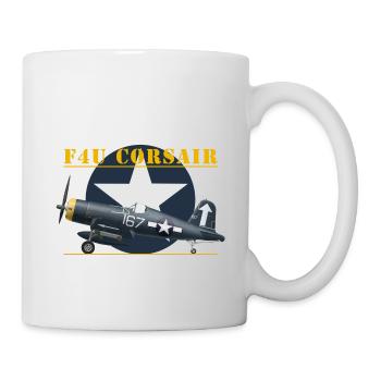 F4U Hedrick shirt design - Mug blanc - blanc - Droite