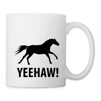 Yeehaw Wild Horse Horse - Mug - white - Right