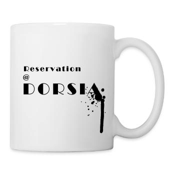 reservation at dorsia - Mug blanc - blanc - Droite