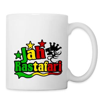 jah rastafari - Mug blanc - blanc - Droite