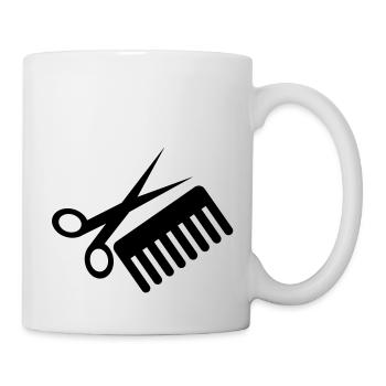 friseur_symbol_f1 - Mug - white - Right