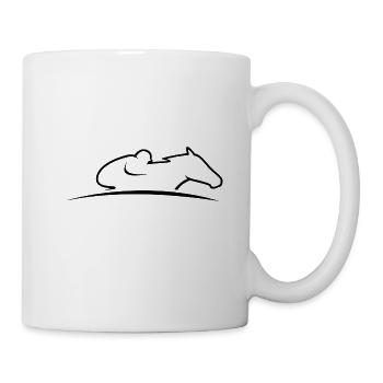 Faszination Galopprennsport - Tasse - Weiß - Rechts