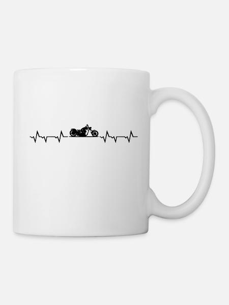 Choppers de moto - Mug blanc - blanc