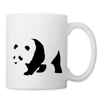 Panda For Love - Mug blanc - blanc - Droite