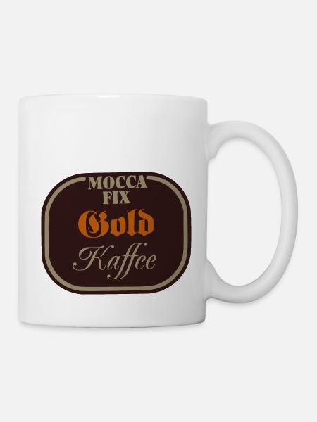 Mocca Fix Gold Kaffee - Tasse - Weiß