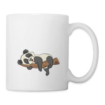 Kaffee Tshirt " Need Coffee " Panda Bär - Tasse - Weiß - Rechts