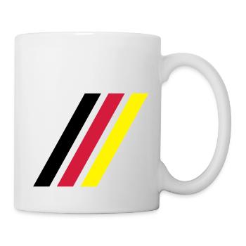 german stripe flag - Tasse - Weiß - Rechts