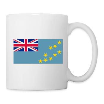 Tuvalu Flagg - Mug - white - Right
