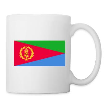 Eritrea-Flagge - Tasse - Weiß - Rechts