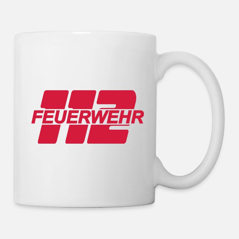 Feuerwehr 112 - Tasse - Weiß