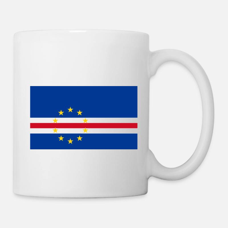 drapeau Cap Vert - Mug blanc - blanc