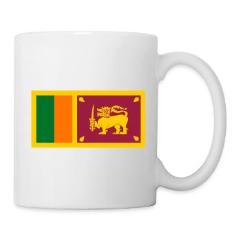 Drapeau du Sri Lanka - Mug blanc - blanc - Droite