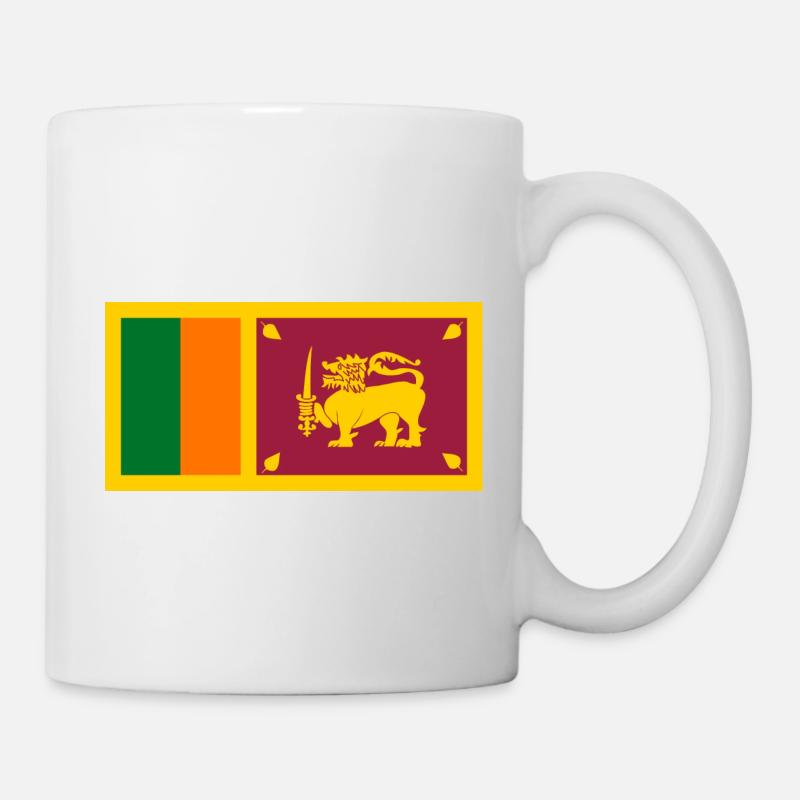 Drapeau du Sri Lanka - Mug blanc - blanc