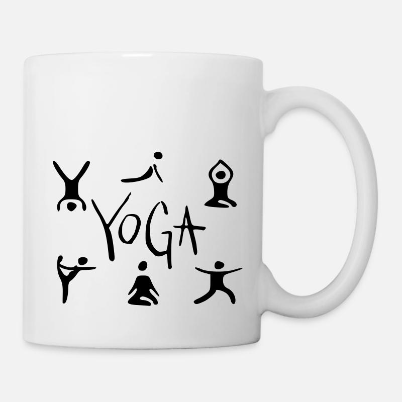 yoga - Mug - white