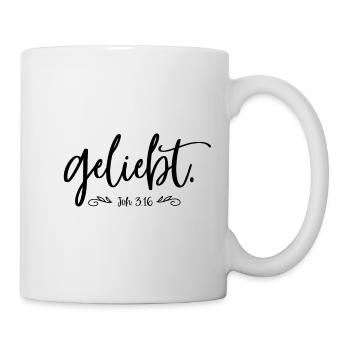 geliebt - Tasse - Weiß - Rechts