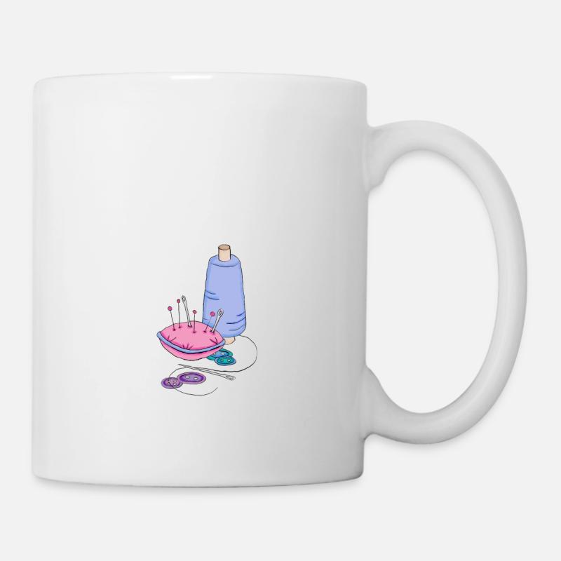 couture - Mug blanc - blanc
