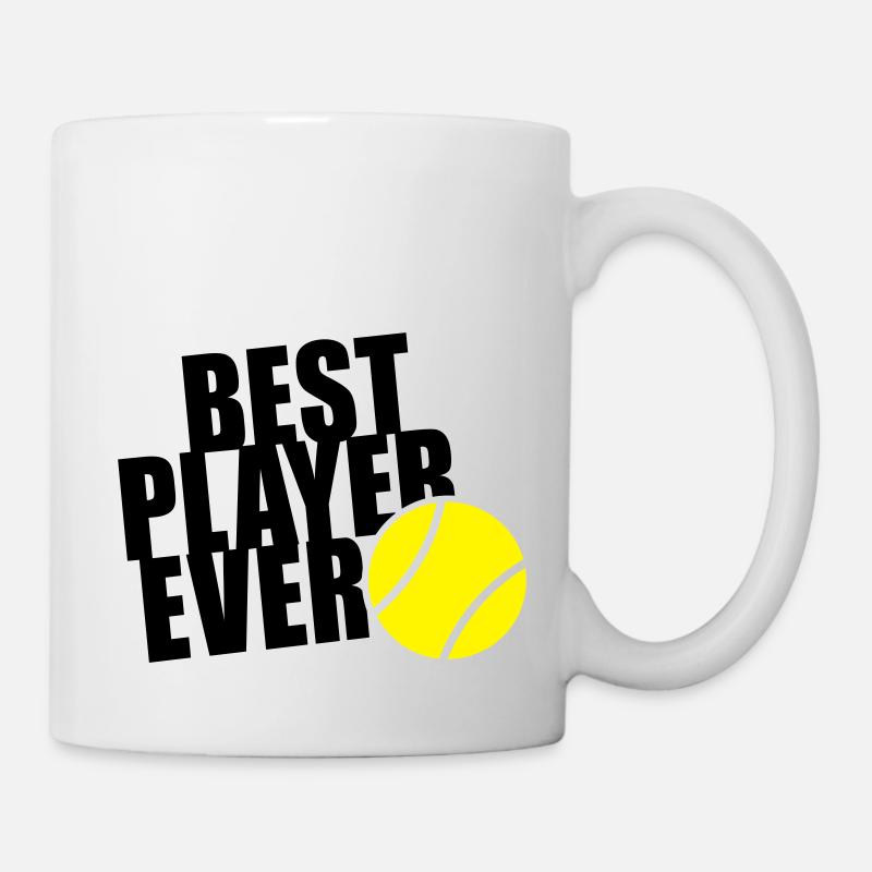 BEST TENNIS PLAYER EVER 2C - Tasse - Weiß