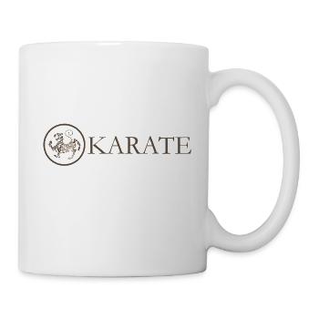 karate karate logo - Mug - white - Right