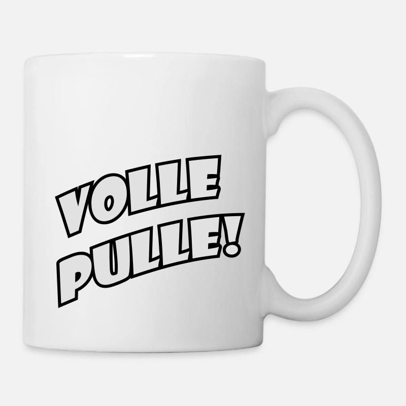 Volle Pulle! - Tasse - Weiß