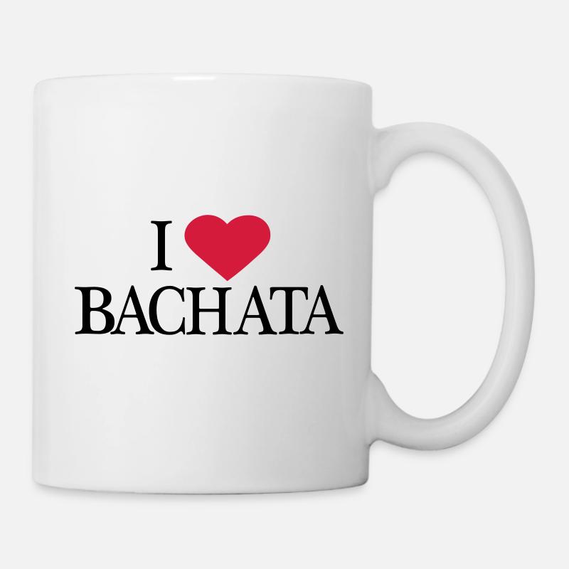 J'adore Bachata - Dance Shirt - Mug blanc - blanc