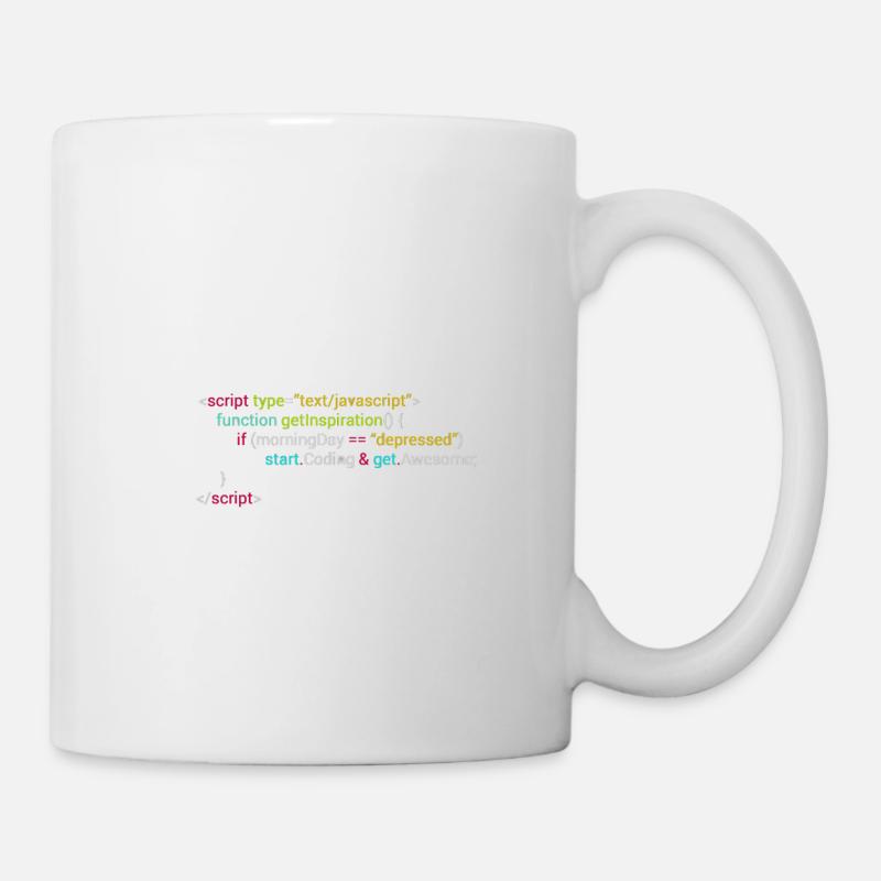 Geek-Einstellungscode - Tasse - Weiß