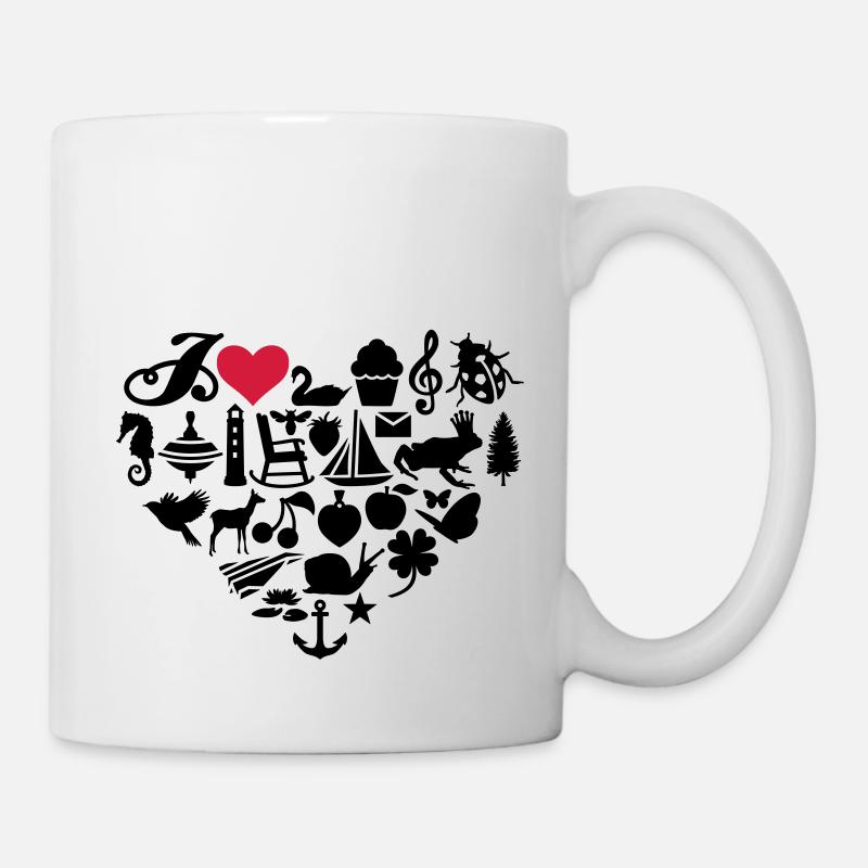 J'adore - Mug blanc - blanc