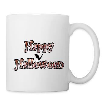 Happy Halloween Party lettering 2 - Mug - white - Right