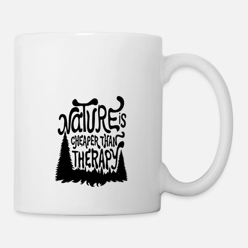 Natur - Tasse - Weiß