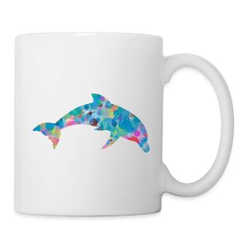 Delfin - Tasse - Weiß - Rechts