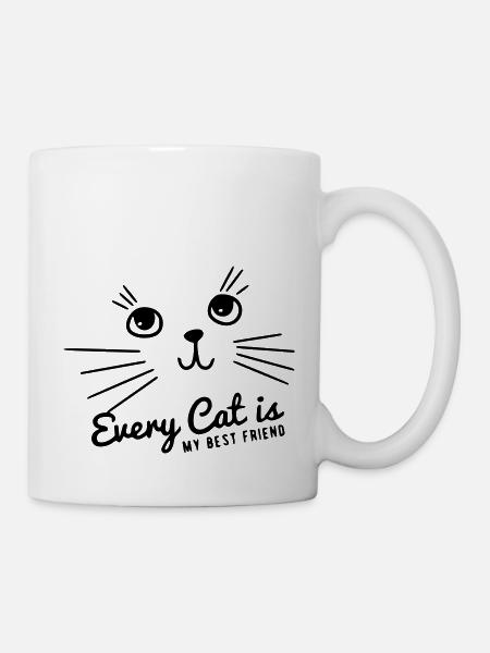 Every Cat is my best Friend - Mug blanc - blanc