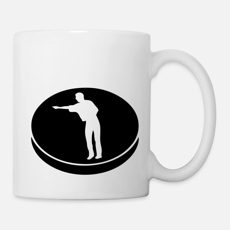 palet planche jeu logo joueur1 - Mug blanc - blanc