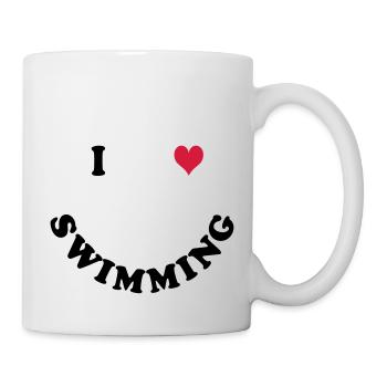 Schwimmen - I love Swimming - Mug - white - Right