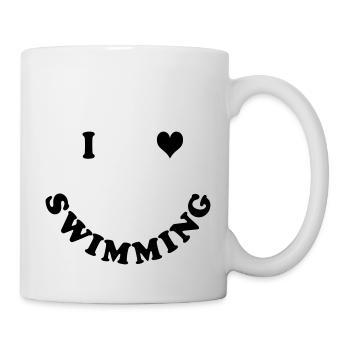Schwimmen - I love Swimming - Mug - white - Right