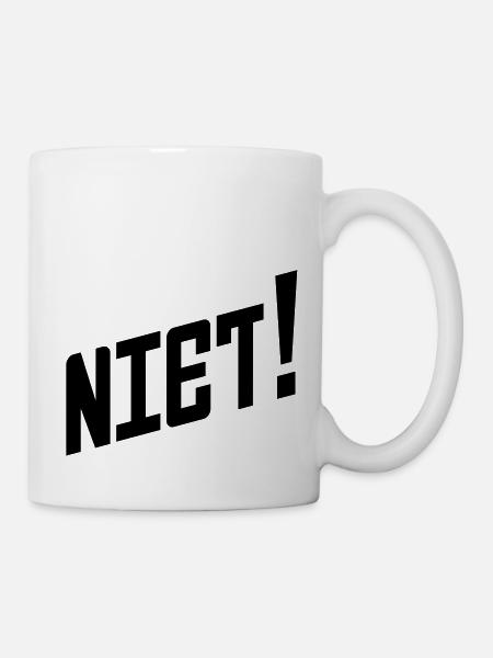 Dites-le en russe: Niet! - Mug blanc - blanc