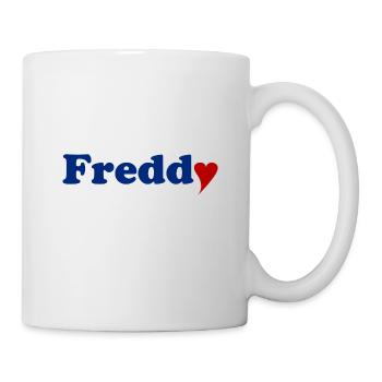 Freddy mit Herz - Mug - white - Right