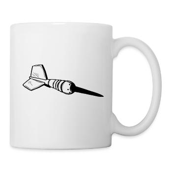 Fléchettes Flèche / Coupe du monde de fléchettes / Idée cadeau - Mug blanc - blanc - Droite