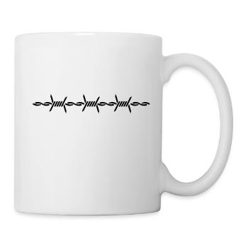 Stacheldraht / barbed wire (1c) - Mug - white - Right
