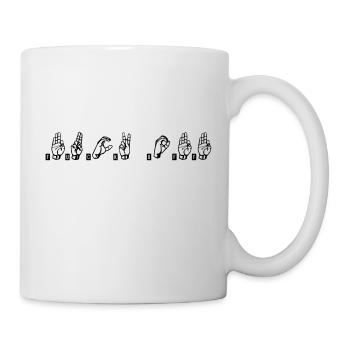 fuckoff_3 - Tasse - Weiß - Rechts
