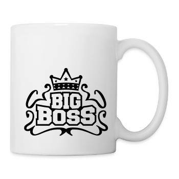 big_boss_design_p1 - Tasse - Weiß - Rechts