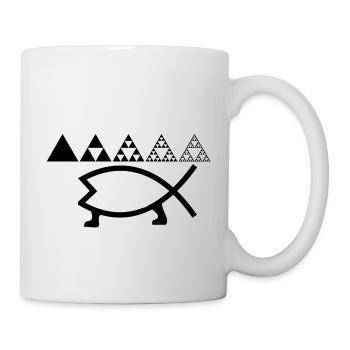 Évolution - Mug blanc - blanc - Droite