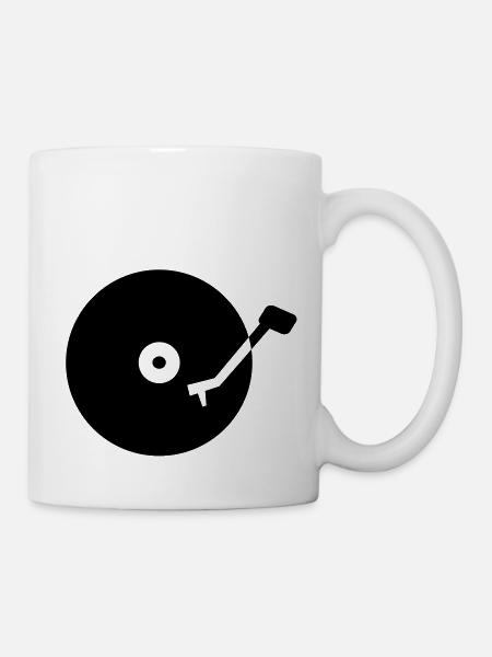 Turntable Disque - Mug blanc - blanc