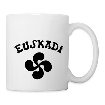 Euskadi Basque cross - Mug - white - Right