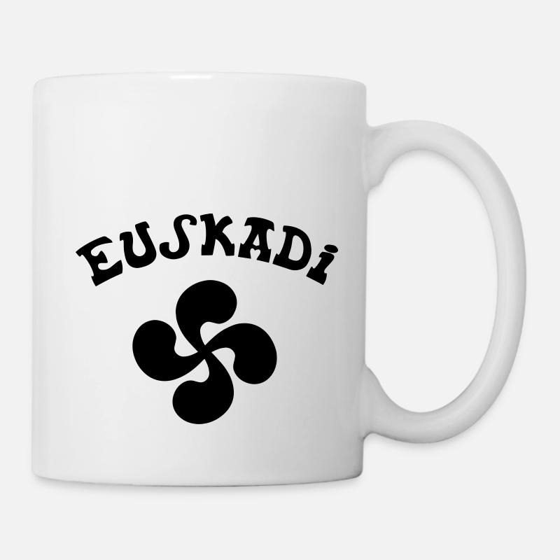Euskadi croix Basque - Mug blanc - blanc